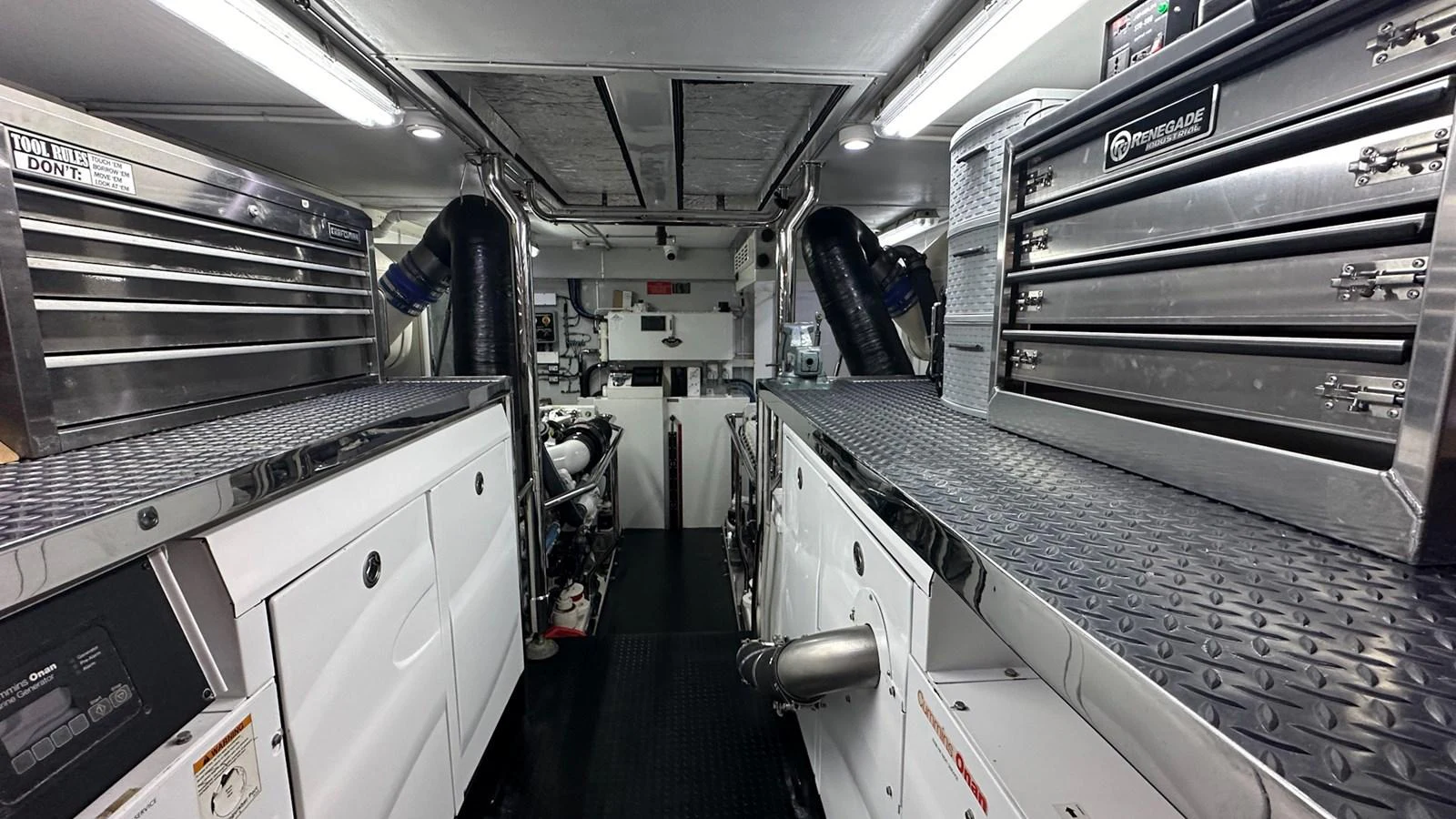 a room with several machines aboard SALVATOR II Yacht for Sale