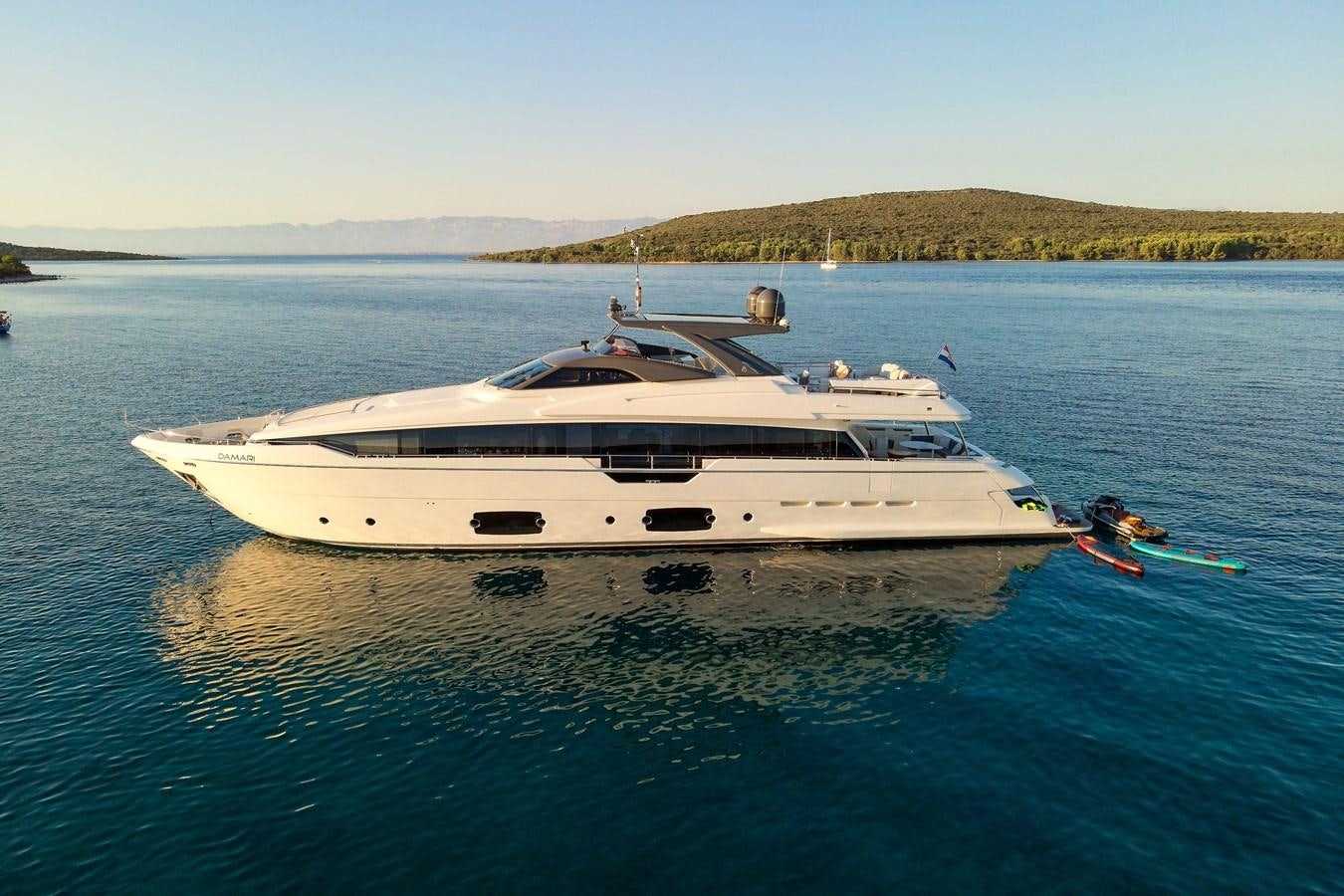 a boat in the water aboard DAMARI Yacht for Sale