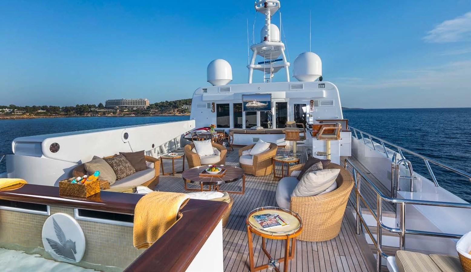 a boat on the water aboard PEGASUS Yacht for Sale