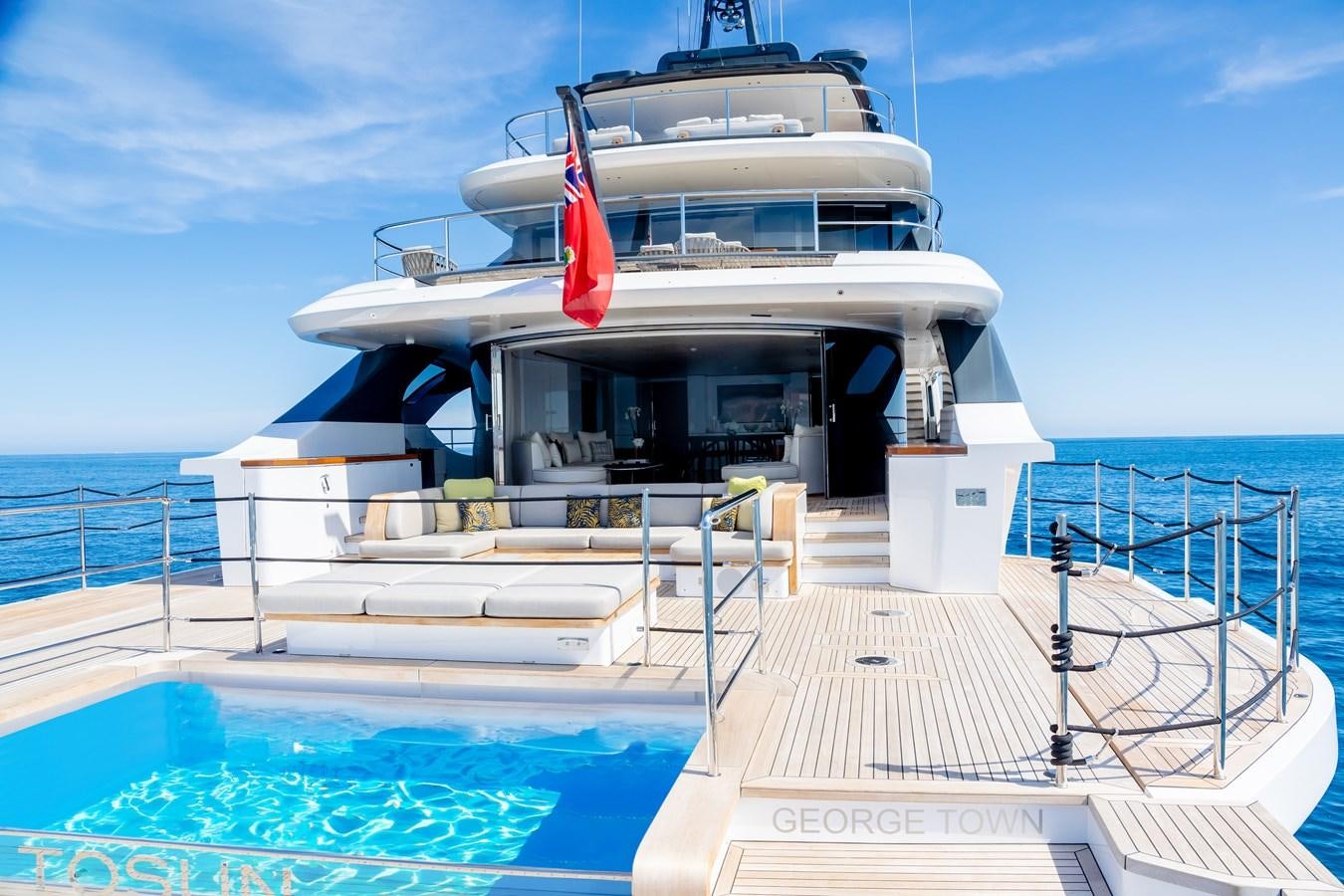 a boat on the water aboard TOSUN Yacht for Sale
