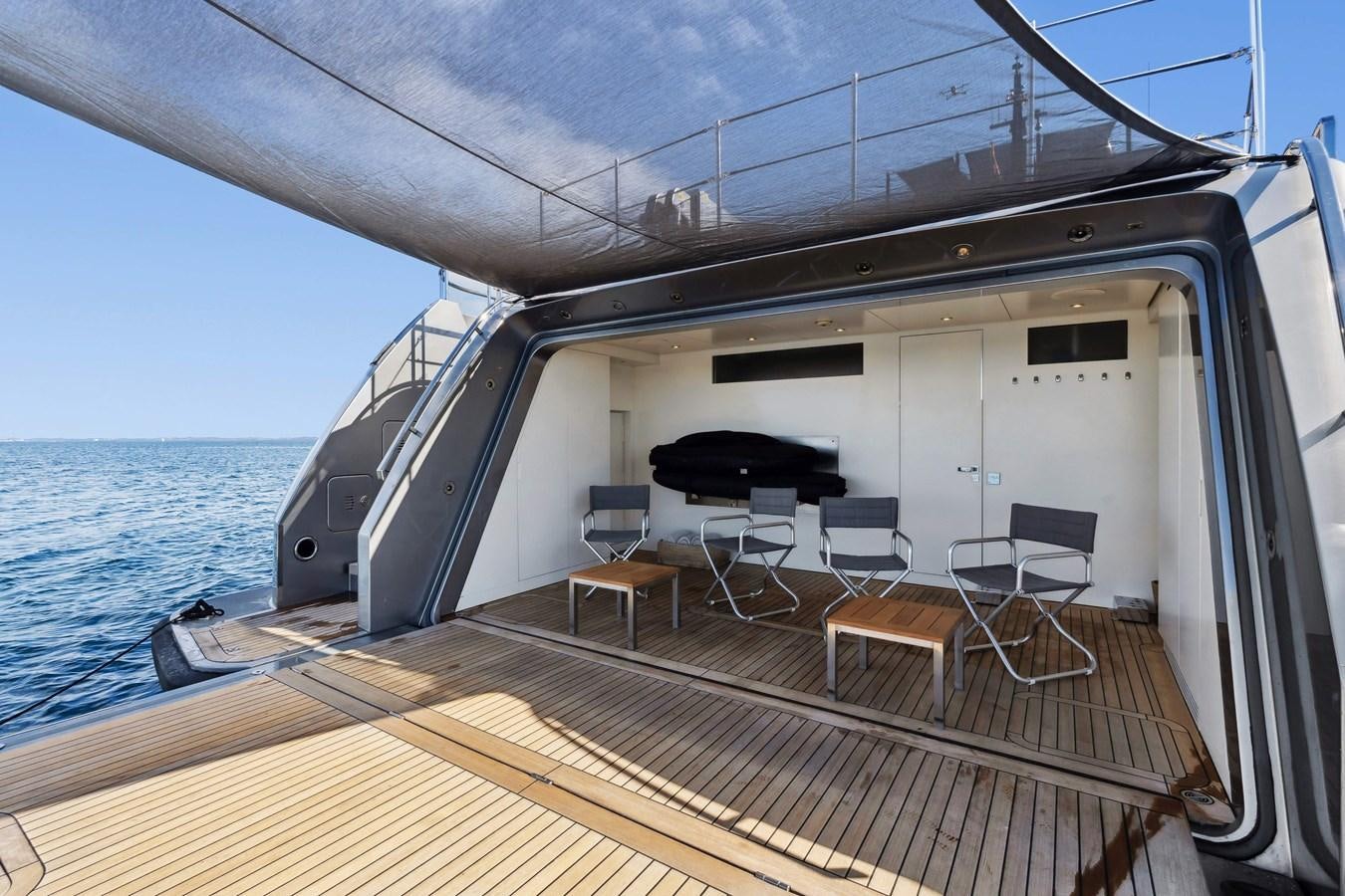 a boat on the water aboard GLOBAS Yacht for Sale