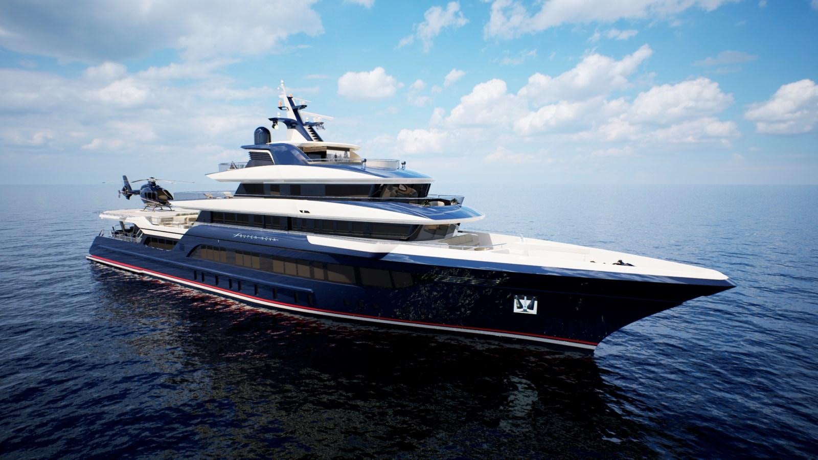 a large ship in the water aboard SUPERNOVA 60 Yacht for Sale