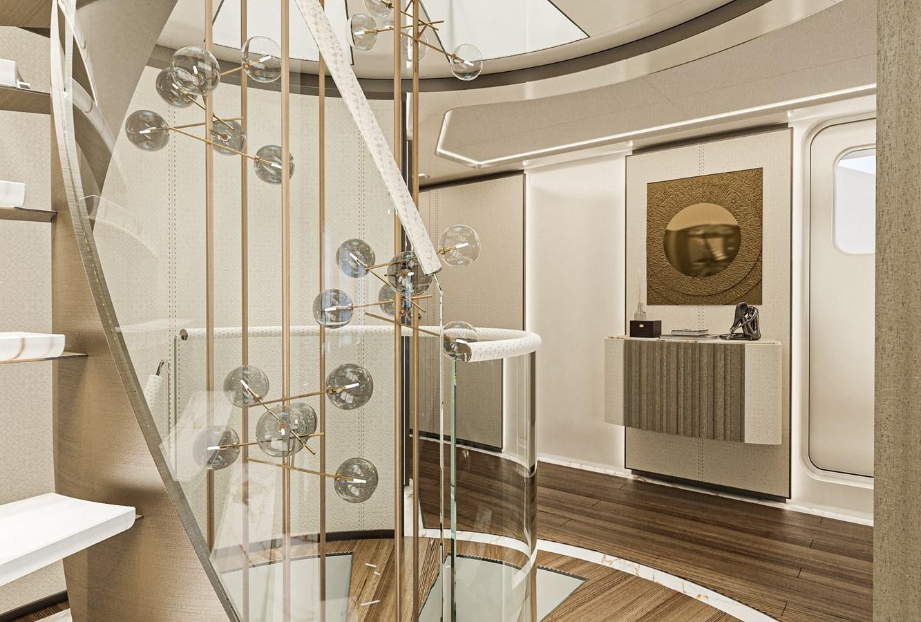 a shower unit in a bathroom aboard BILGIN 170 NB85 52M Yacht for Sale