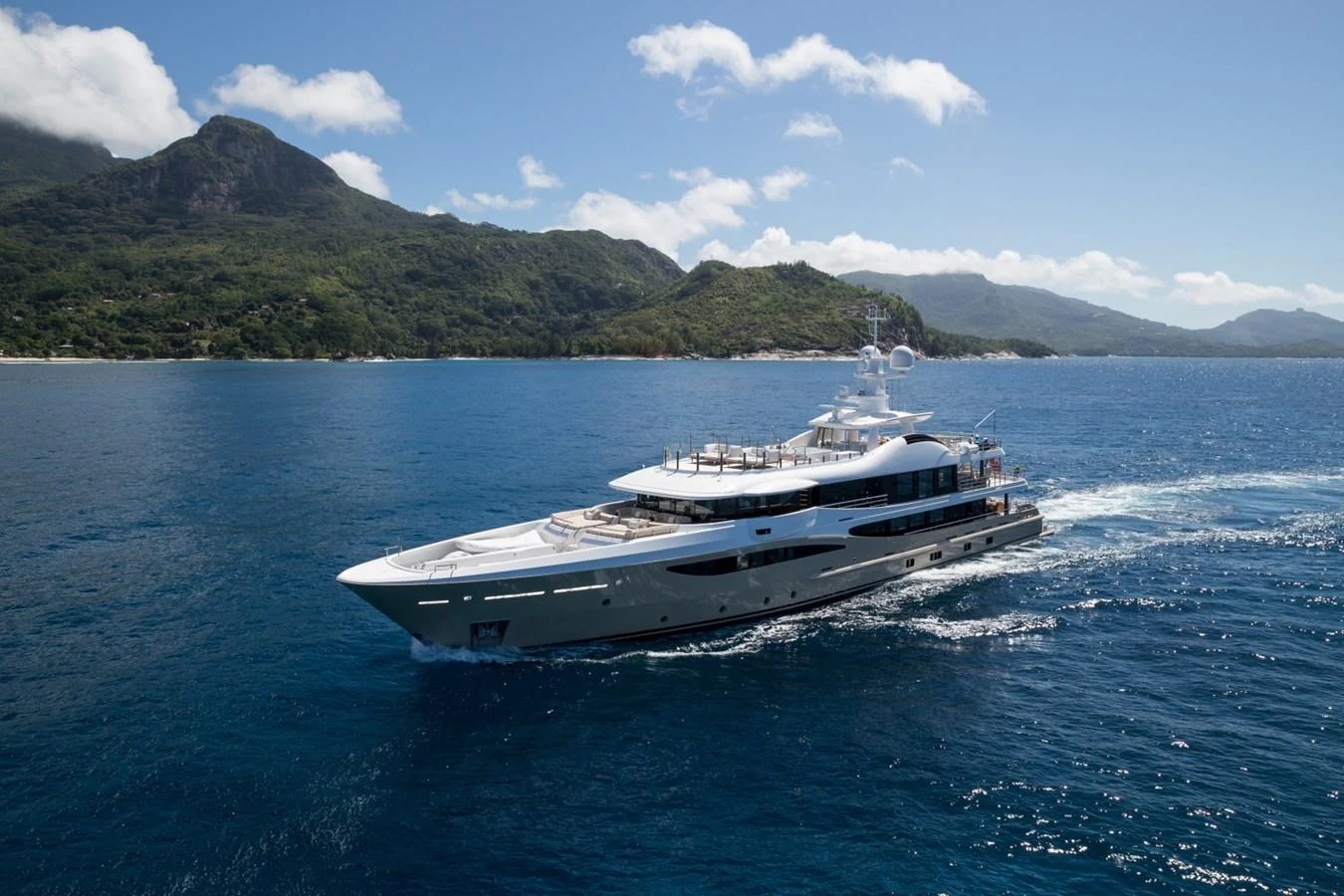 a boat on the water aboard LILI Yacht for Sale