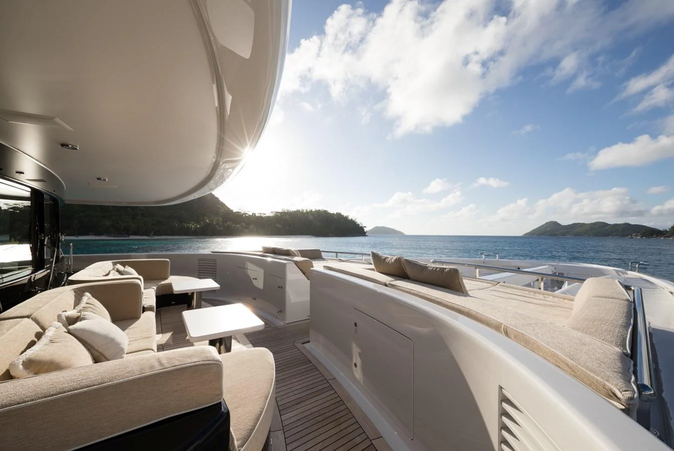 a boat on the water aboard LILI Yacht for Sale