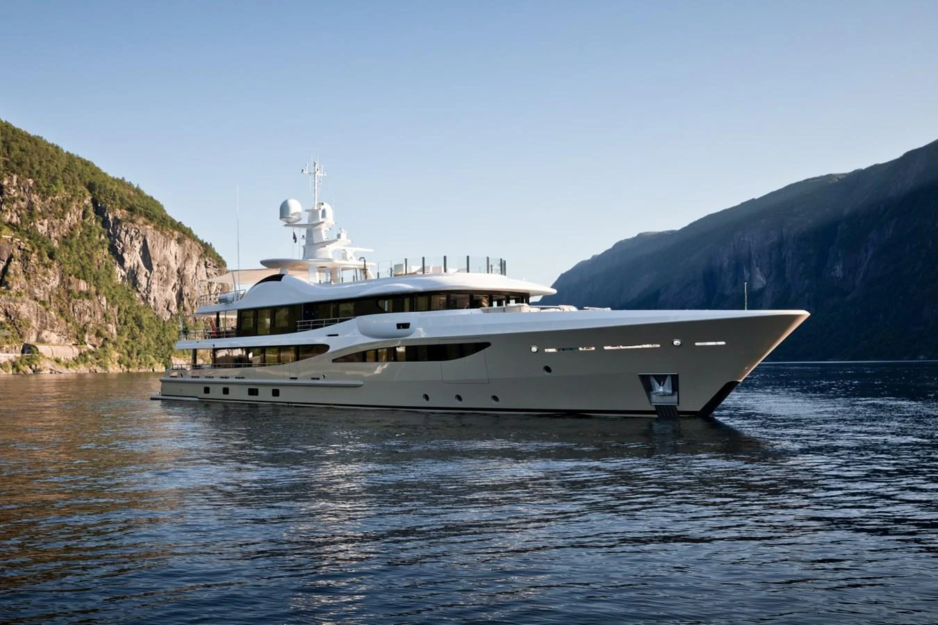 a boat on the water aboard LILI Yacht for Sale