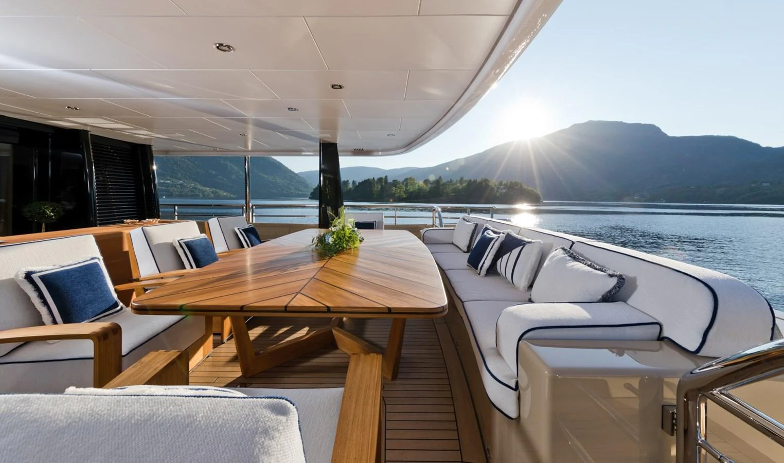 a boat on the water aboard LILI Yacht for Sale