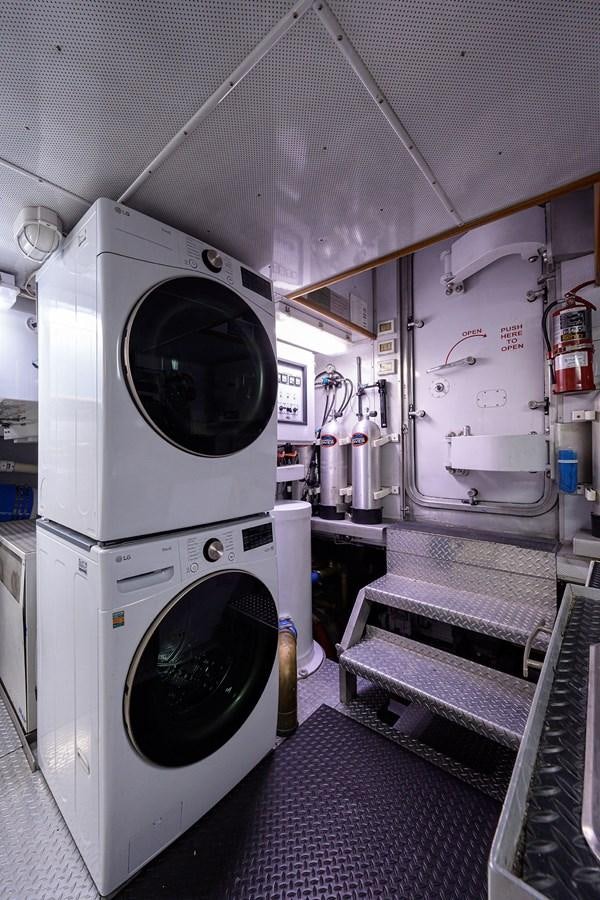 a machine in a room aboard IMPETUOUS Yacht for Sale