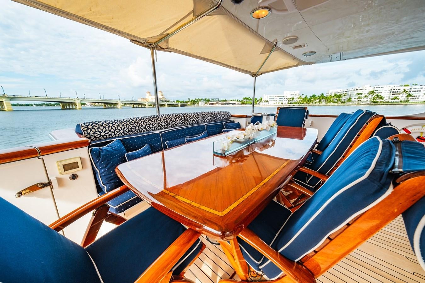 a boat on the water aboard IMPETUOUS Yacht for Sale