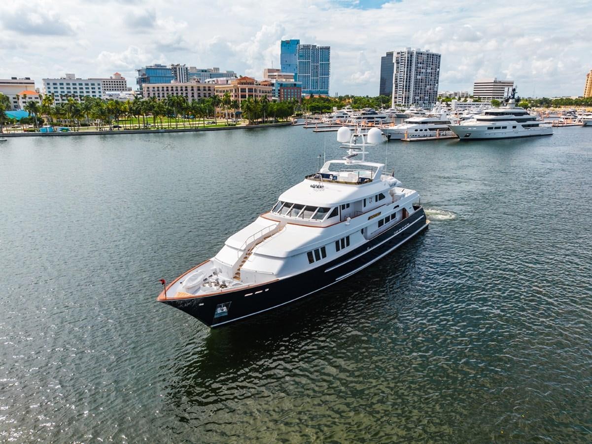 a boat in the water aboard IMPETUOUS Yacht for Sale