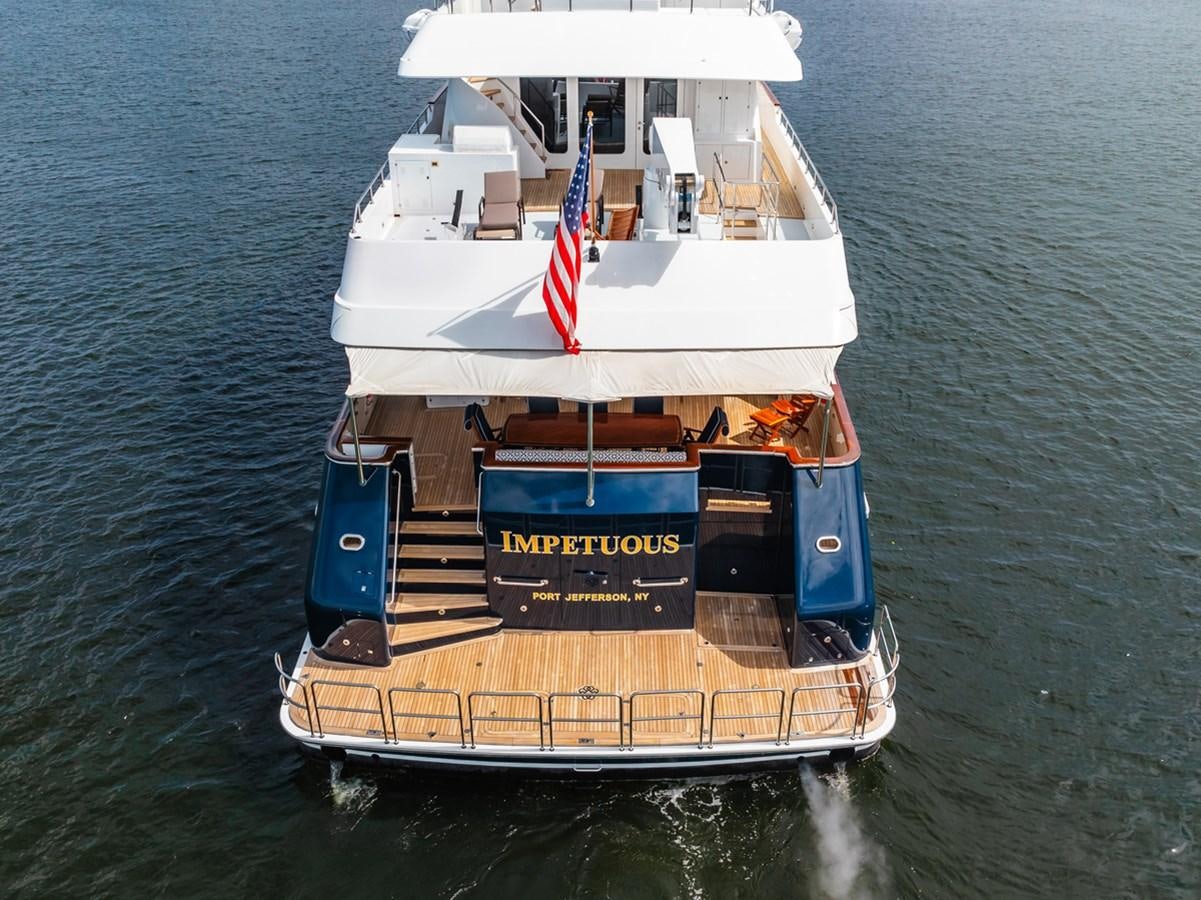 a boat on the water aboard IMPETUOUS Yacht for Sale