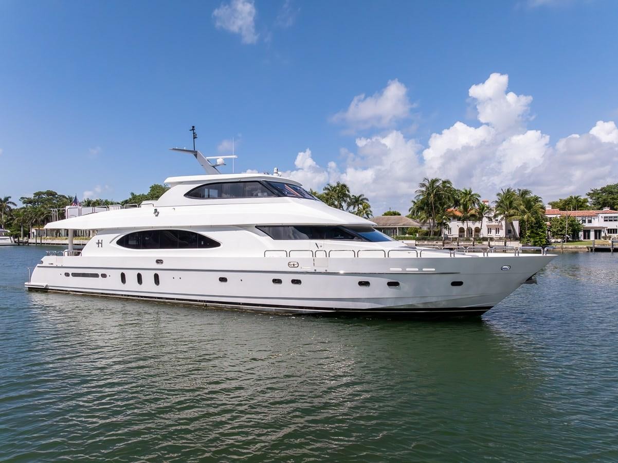 a white yacht on the water aboard OCEAN 1 Yacht for Sale