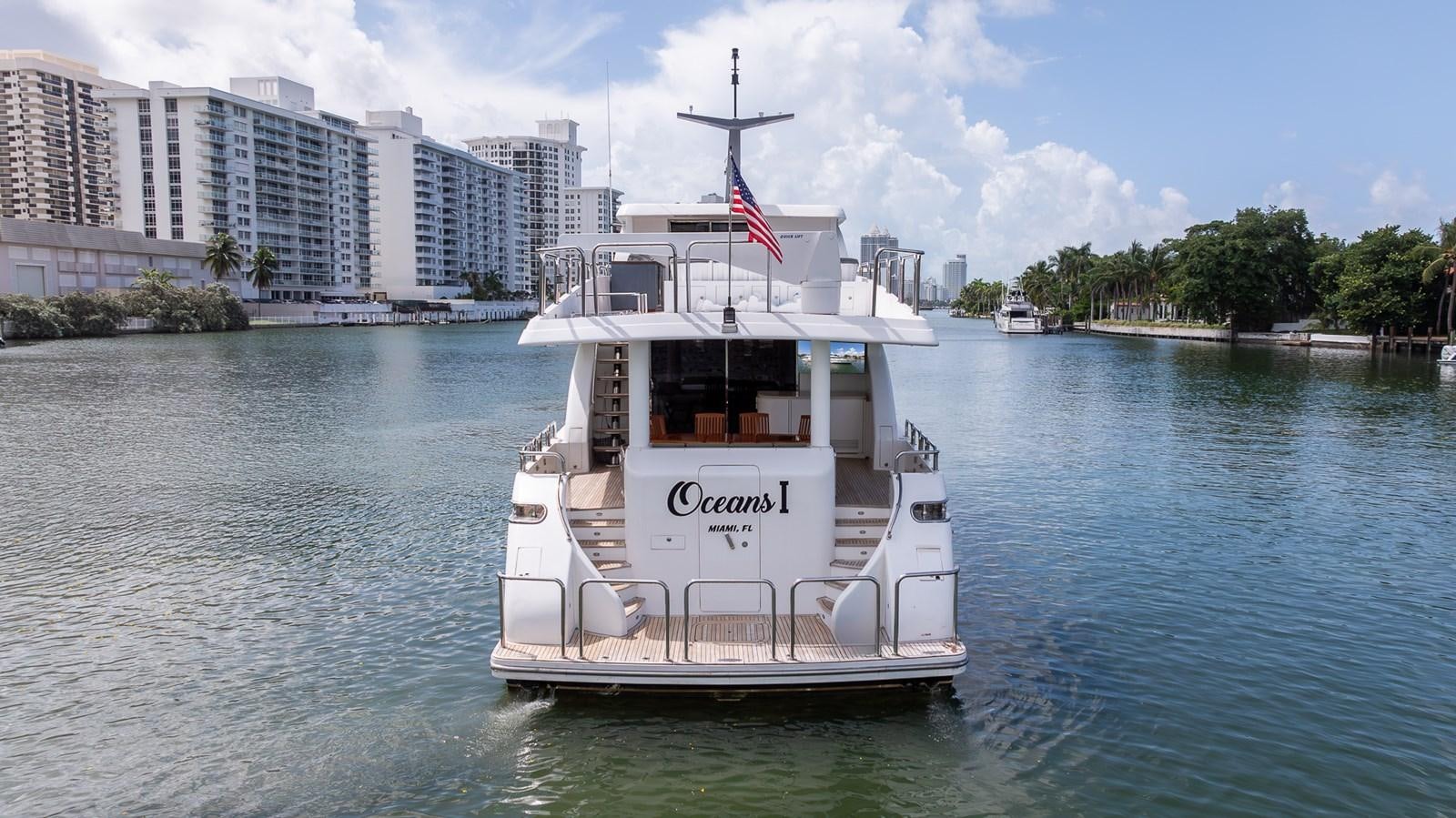a boat in the water aboard OCEAN 1 Yacht for Sale