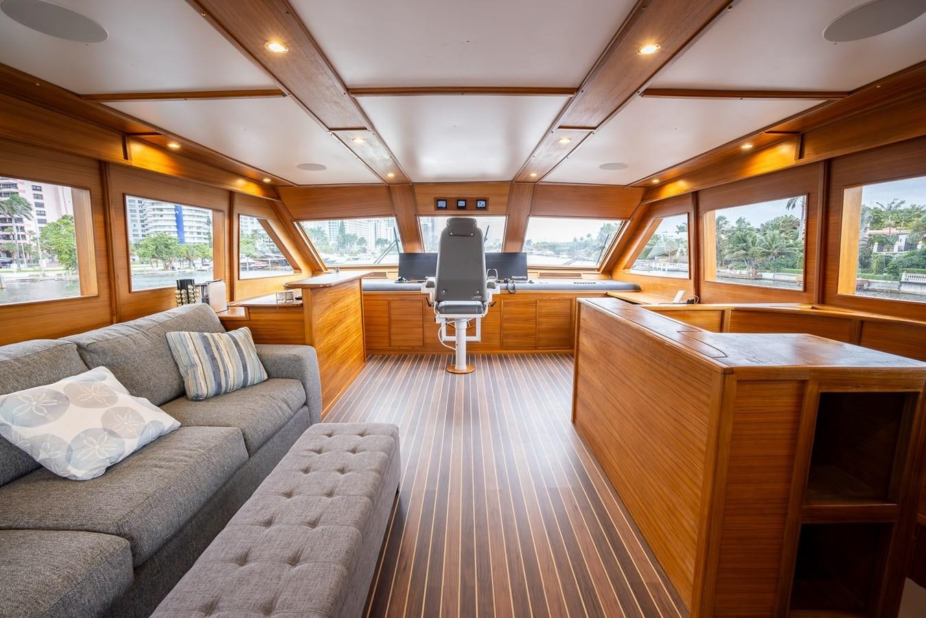 inside of a cabin aboard OCEAN 1 Yacht for Sale