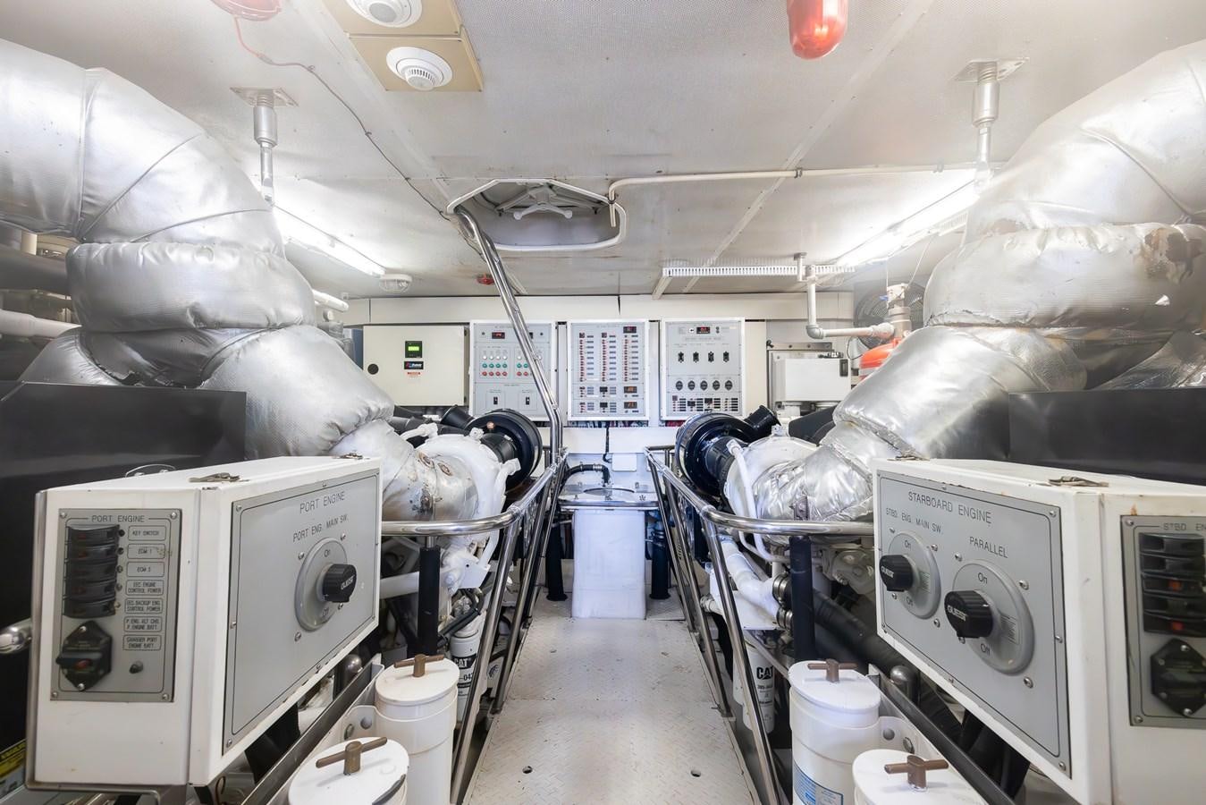 a room with machinery and equipment aboard OCEAN 1 Yacht for Sale
