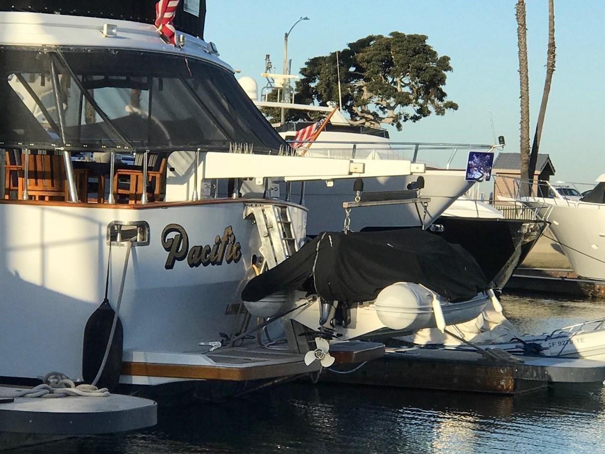a boat on the water aboard PACIFIC PEARL Yacht for Sale