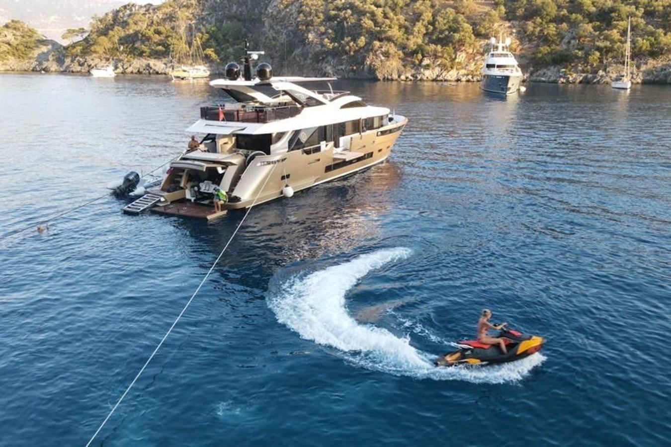 a boat on the water aboard REKOMA Yacht for Sale