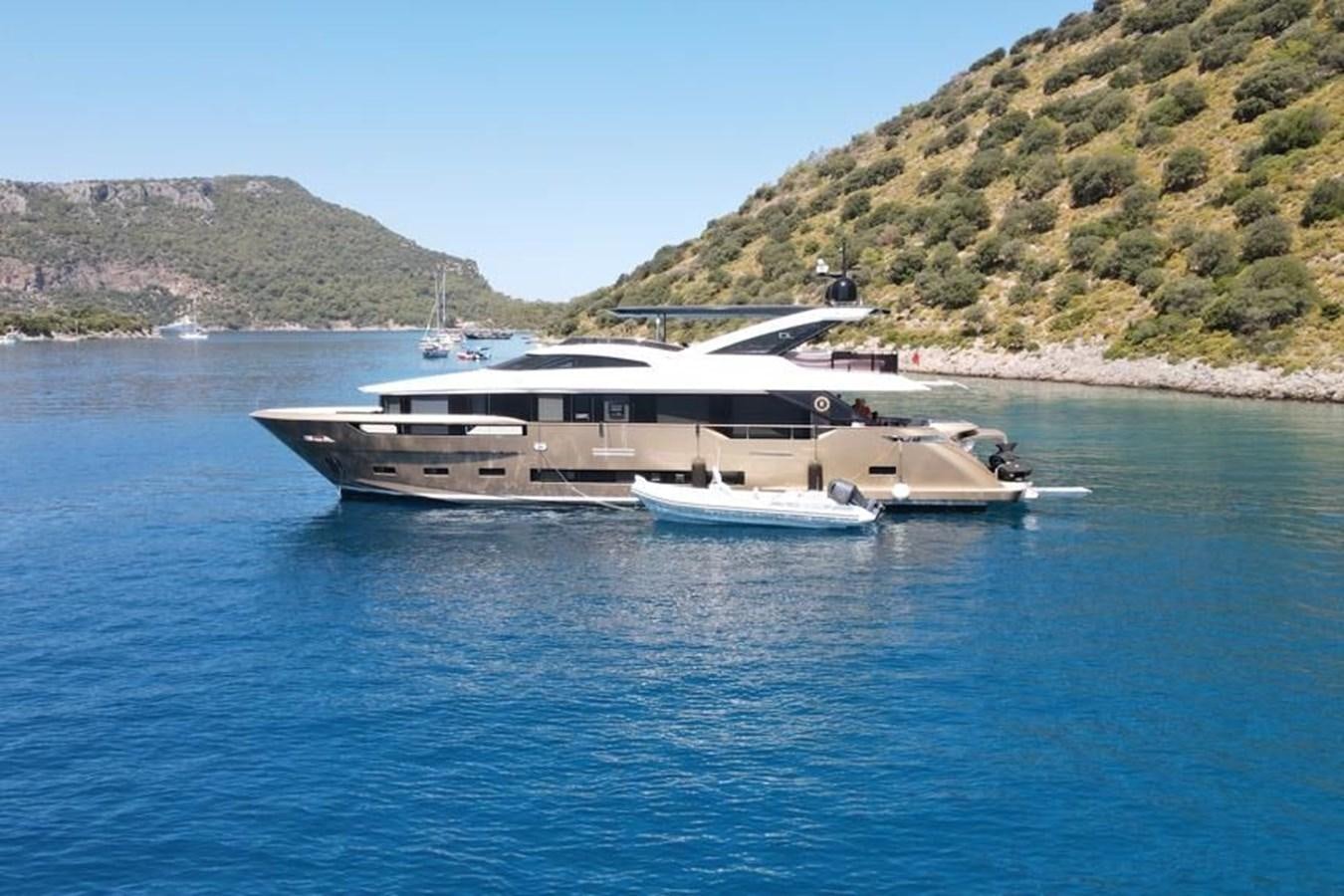 a boat on the water aboard REKOMA Yacht for Sale