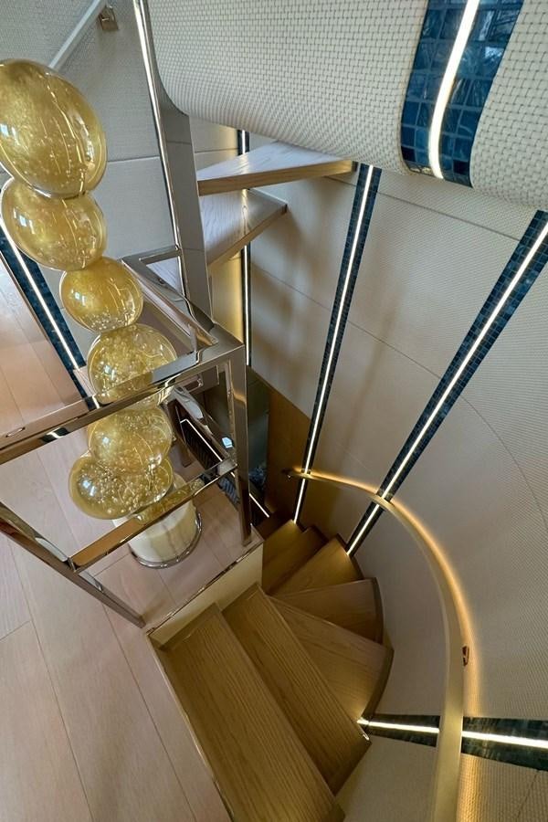 a glass jar with brown liquid in it aboard REKOMA Yacht for Sale