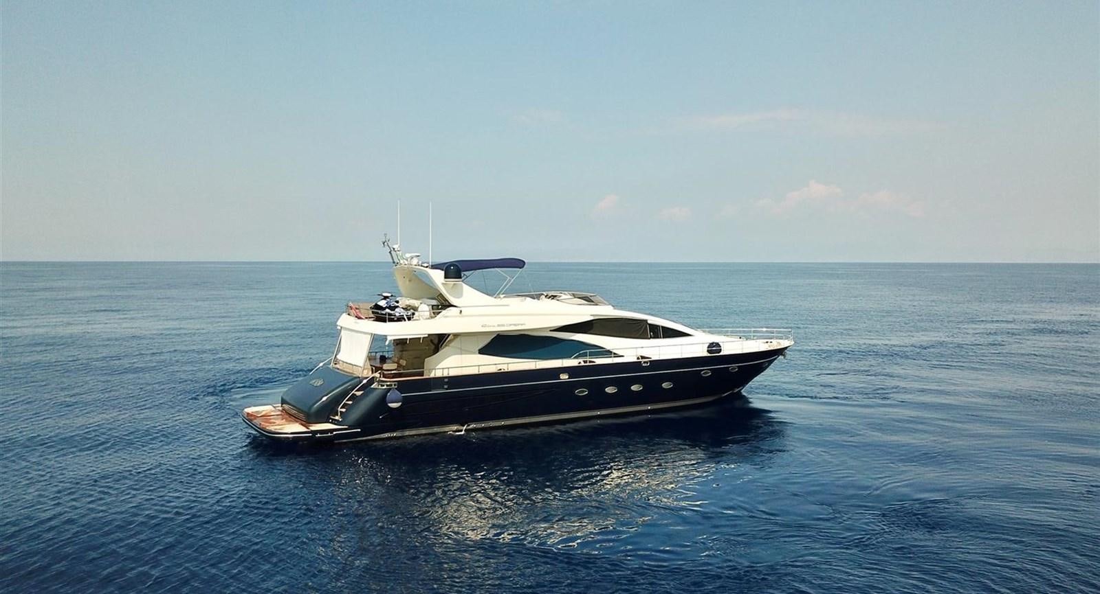 a boat in the water aboard 888 Yacht for Sale