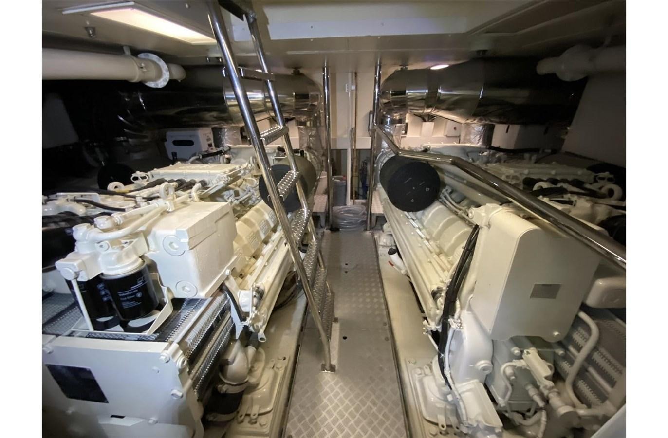 a room with machines aboard 888 Yacht for Sale