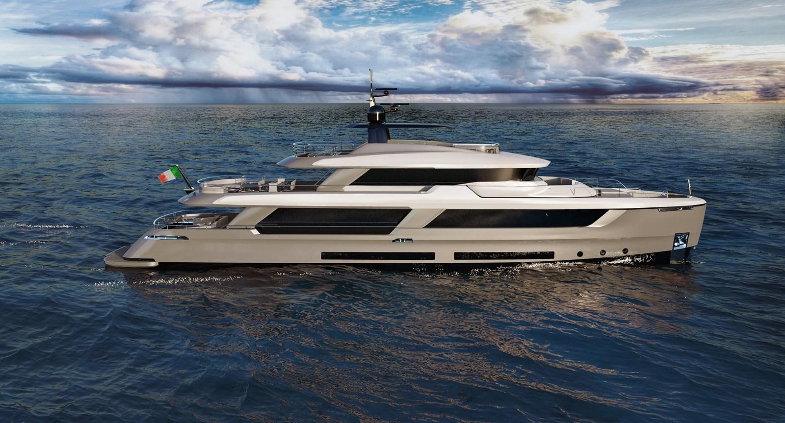 a white yacht in the water aboard CLASSIC 37 Yacht for Sale