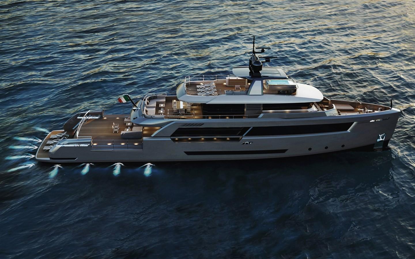 a boat in the water aboard LEVANTE 37 Yacht for Sale