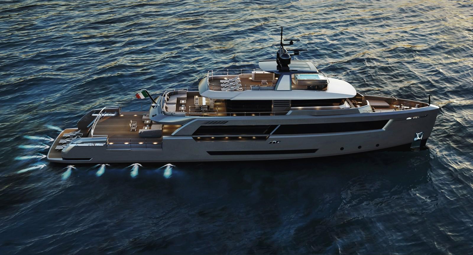 a boat in the water aboard LEVANTE 37 Yacht for Sale