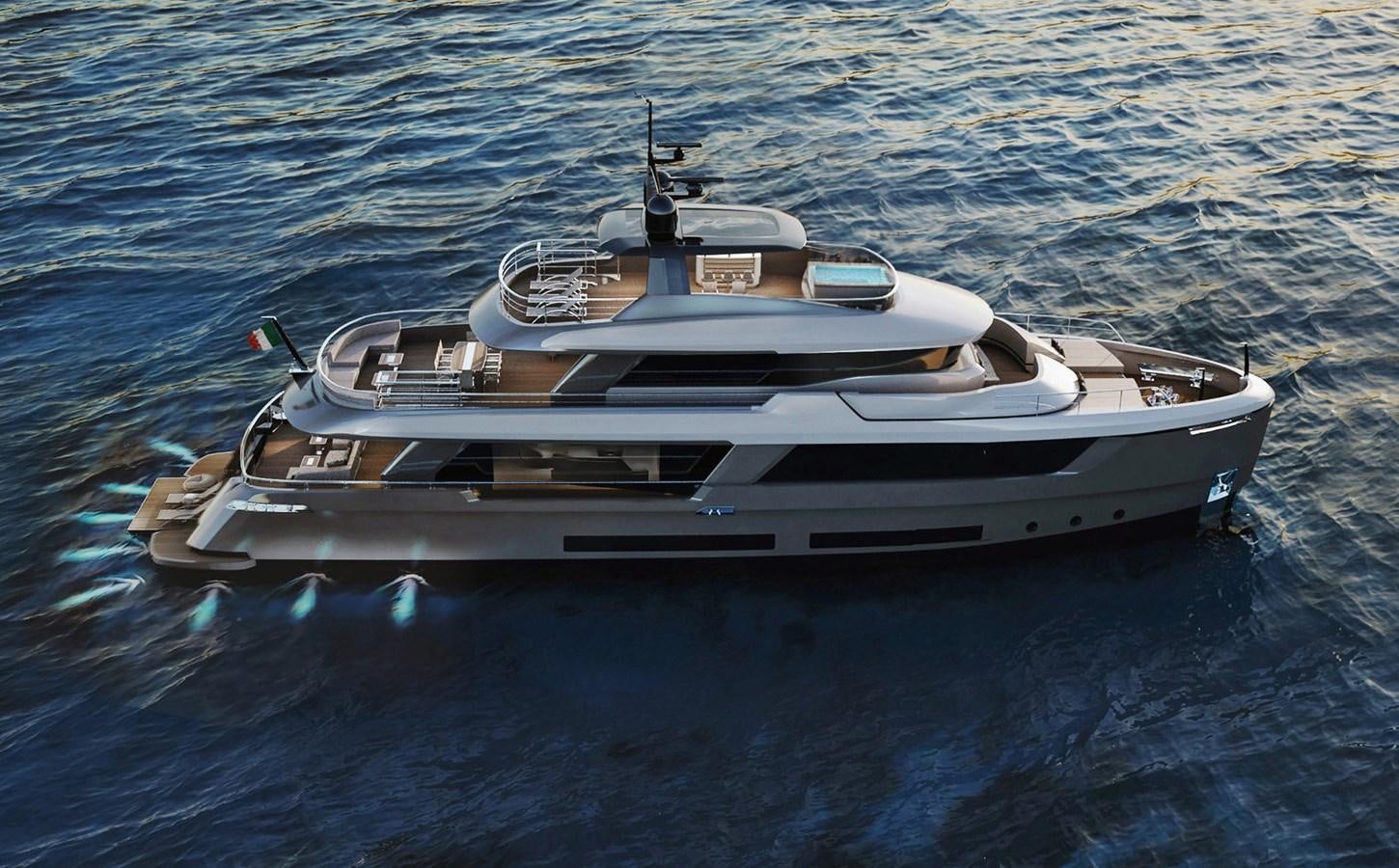a boat in the water aboard CLASSIC 30 Yacht for Sale