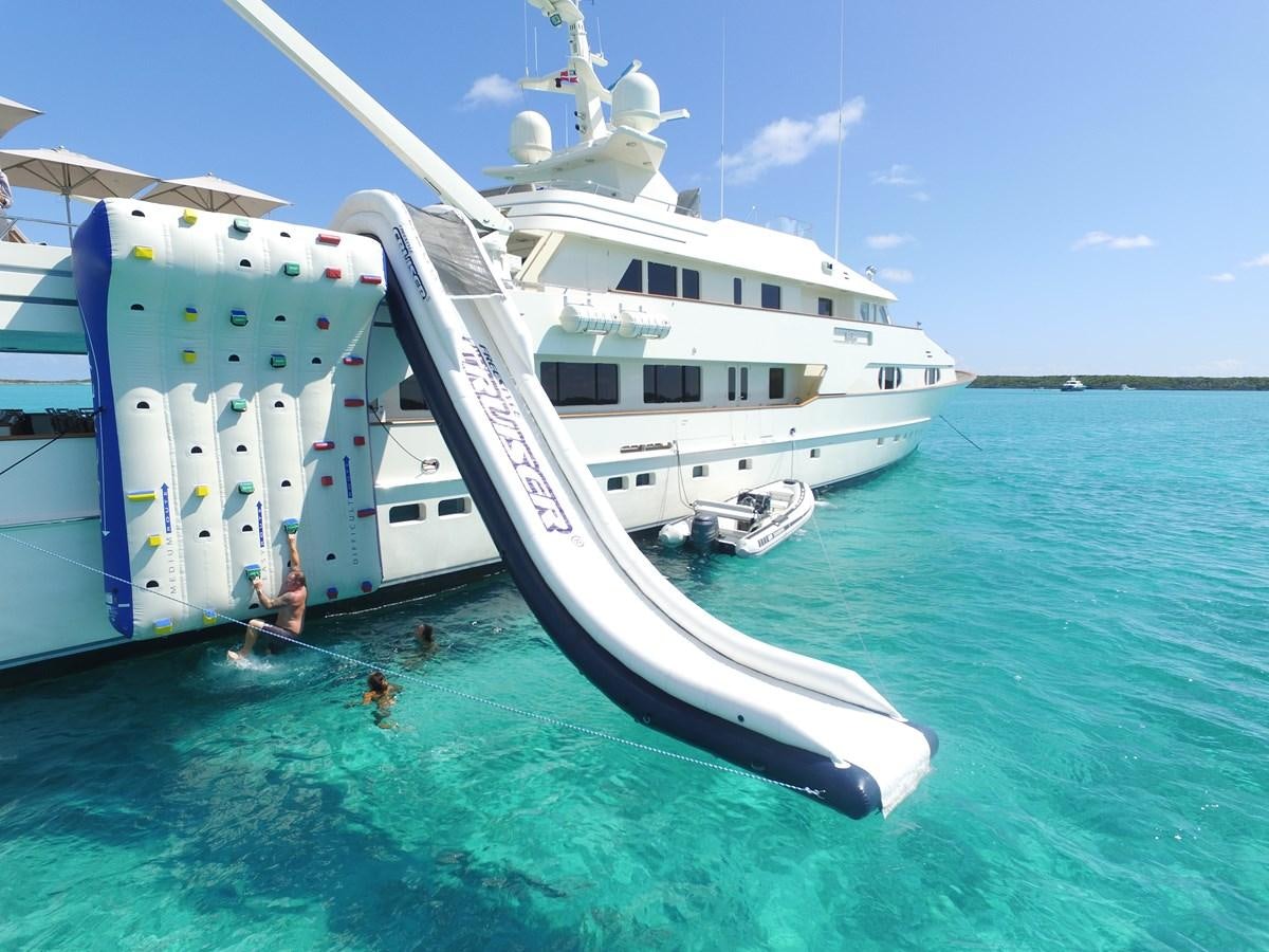 a boat in the water aboard BG Yacht for Sale