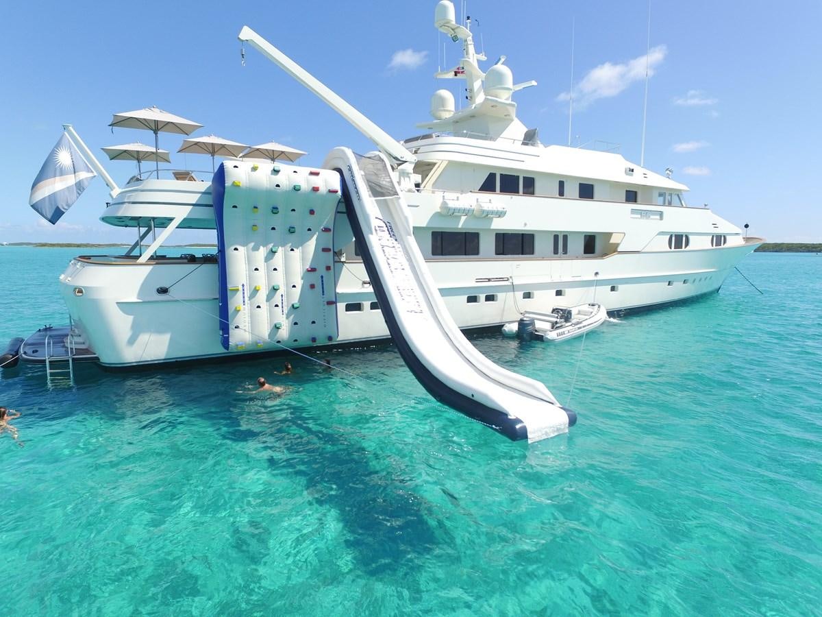 a boat in the water aboard BG Yacht for Sale