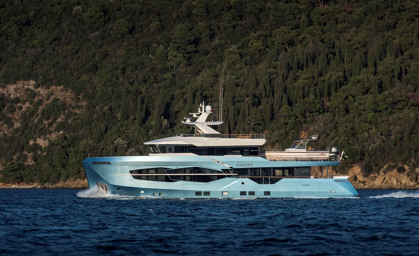 a boat on the water aboard PERSISTENCE Yacht for Sale