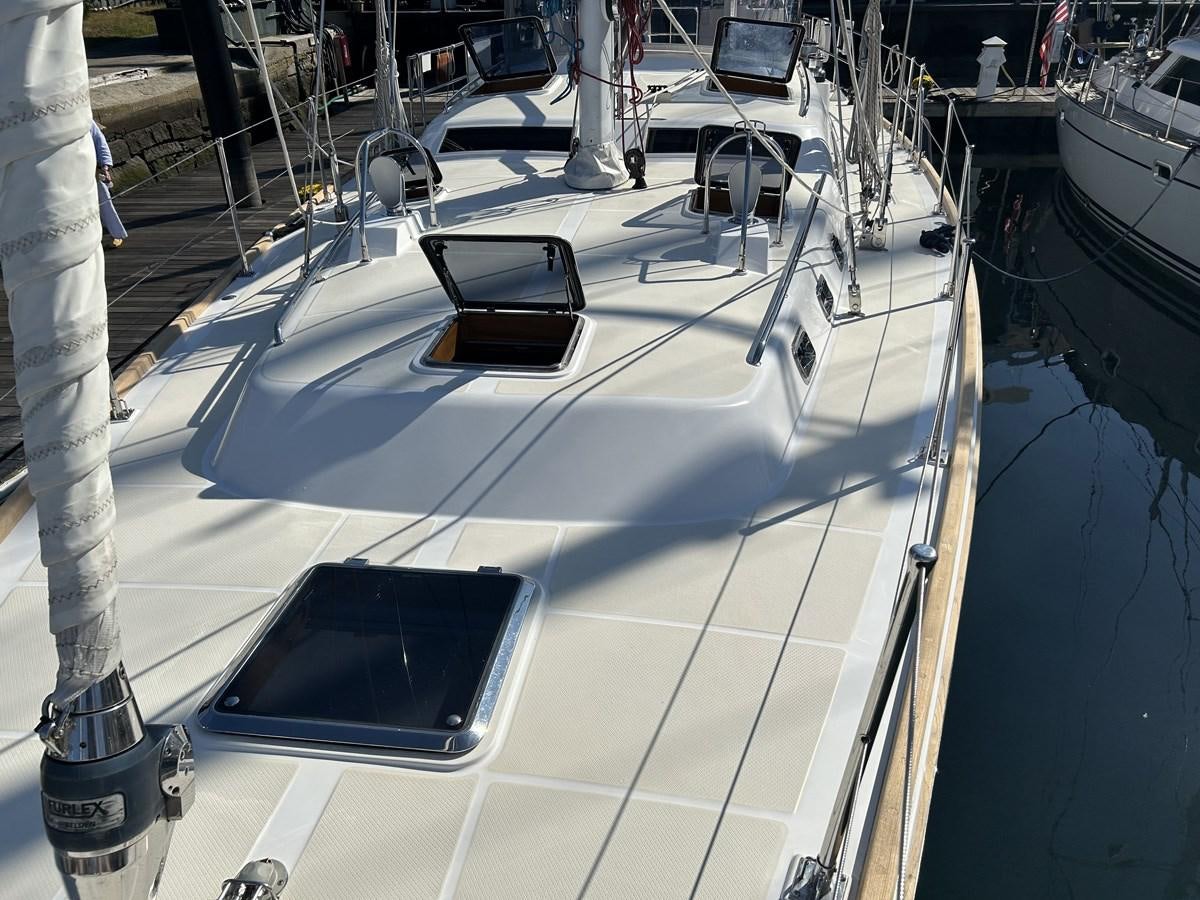 a boat on the water aboard TRIUMPH Yacht for Sale