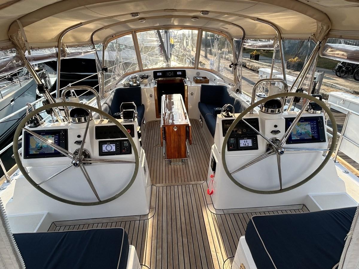 inside of a large space ship aboard TRIUMPH Yacht for Sale