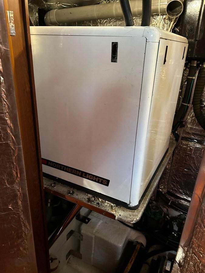 a large metal box aboard TRIUMPH Yacht for Sale