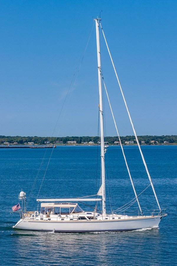a sailboat on the water aboard TRIUMPH Yacht for Sale