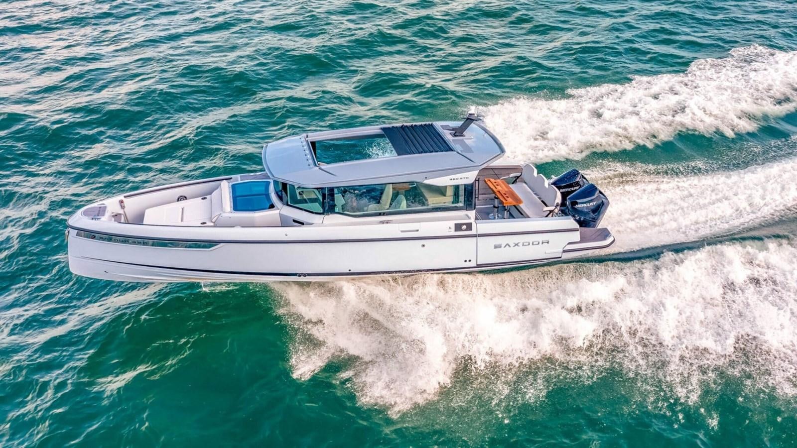 a boat in the water aboard QUANTUM H Yacht for Sale