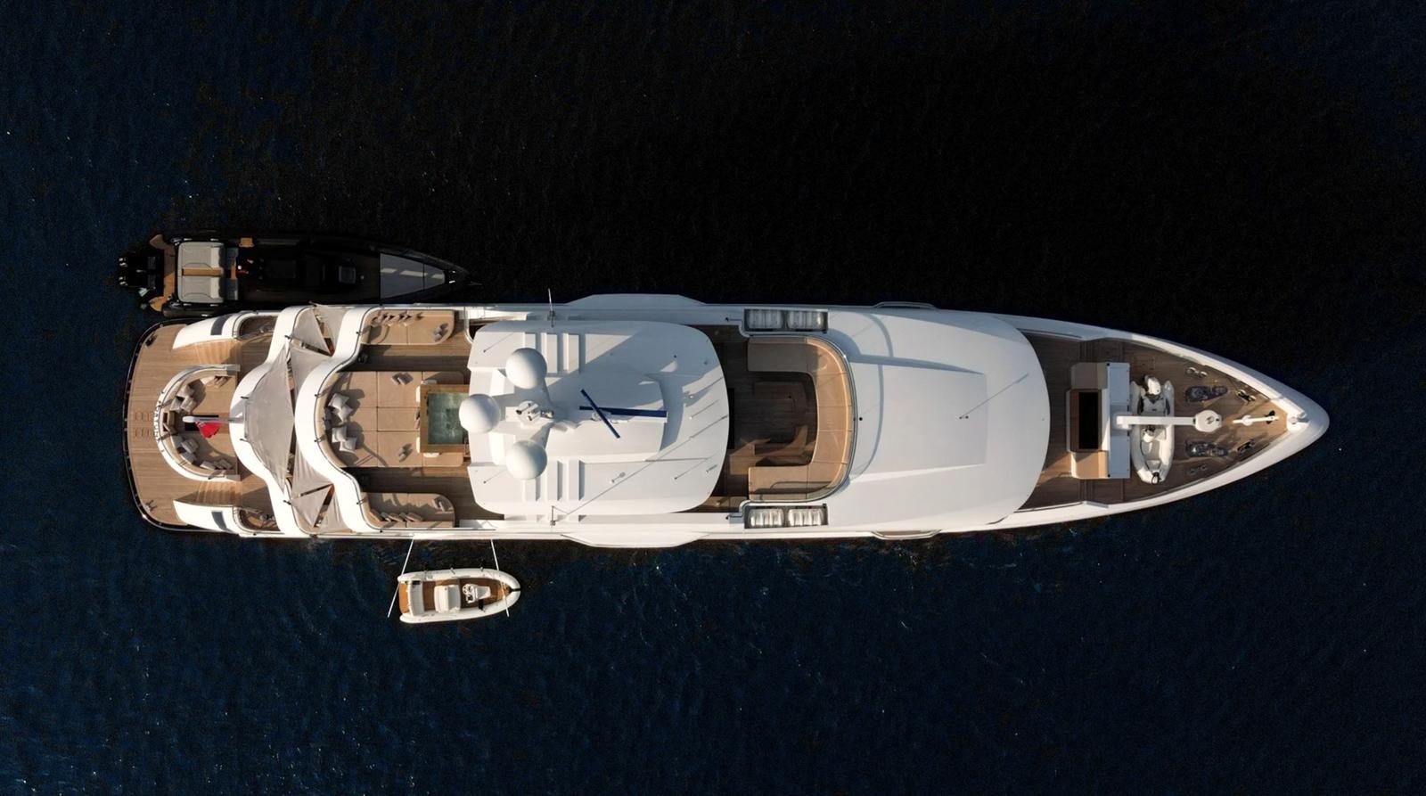 a silver and black vehicle aboard M 47 Yacht for Sale