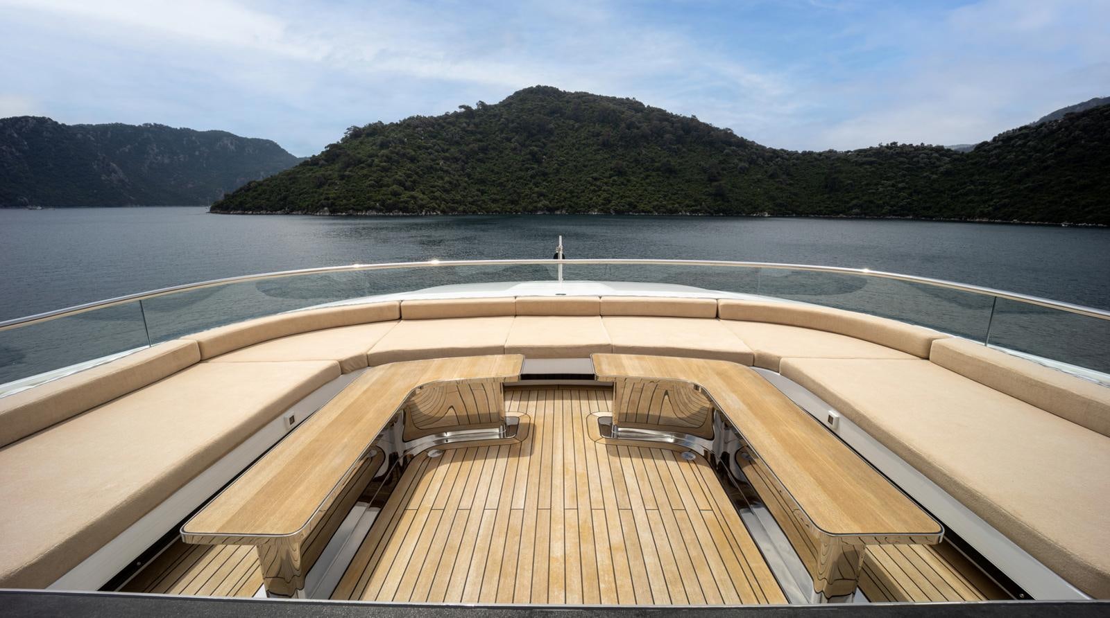 a deck on a boat aboard M 47 Yacht for Sale