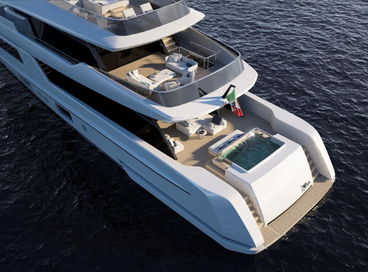 a boat on the water aboard X370 Yacht for Sale