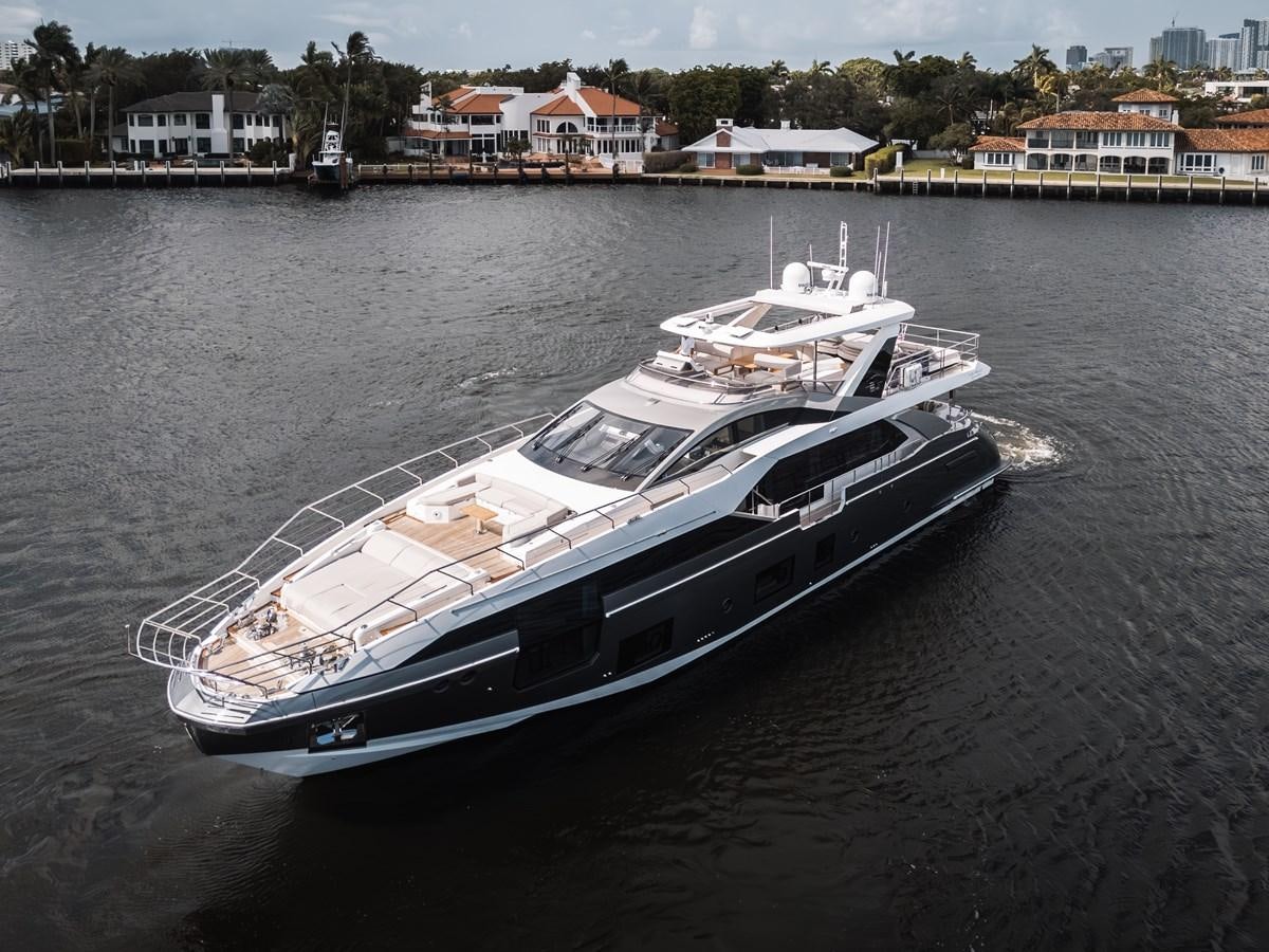 a boat in the water aboard DAYBREAK Yacht for Sale