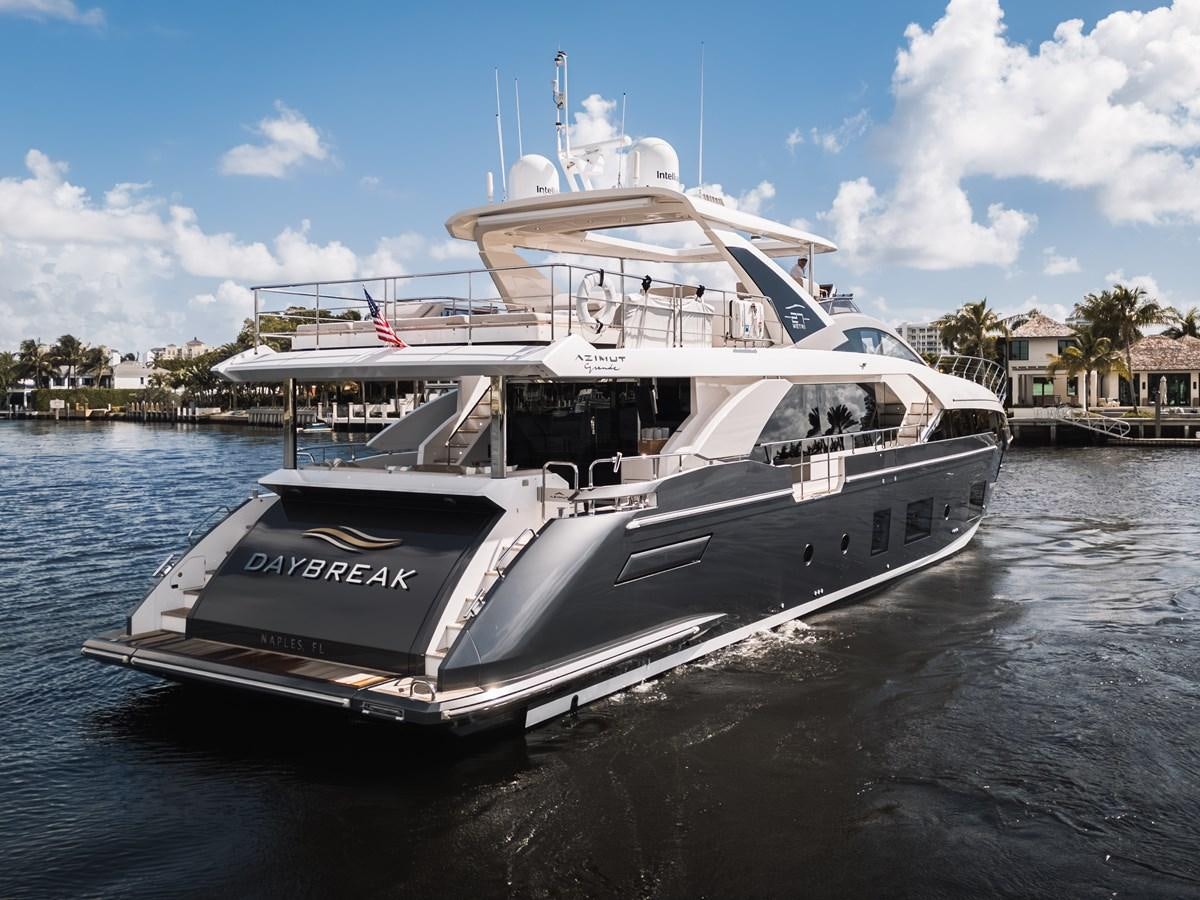 a boat on the water aboard DAYBREAK Yacht for Sale