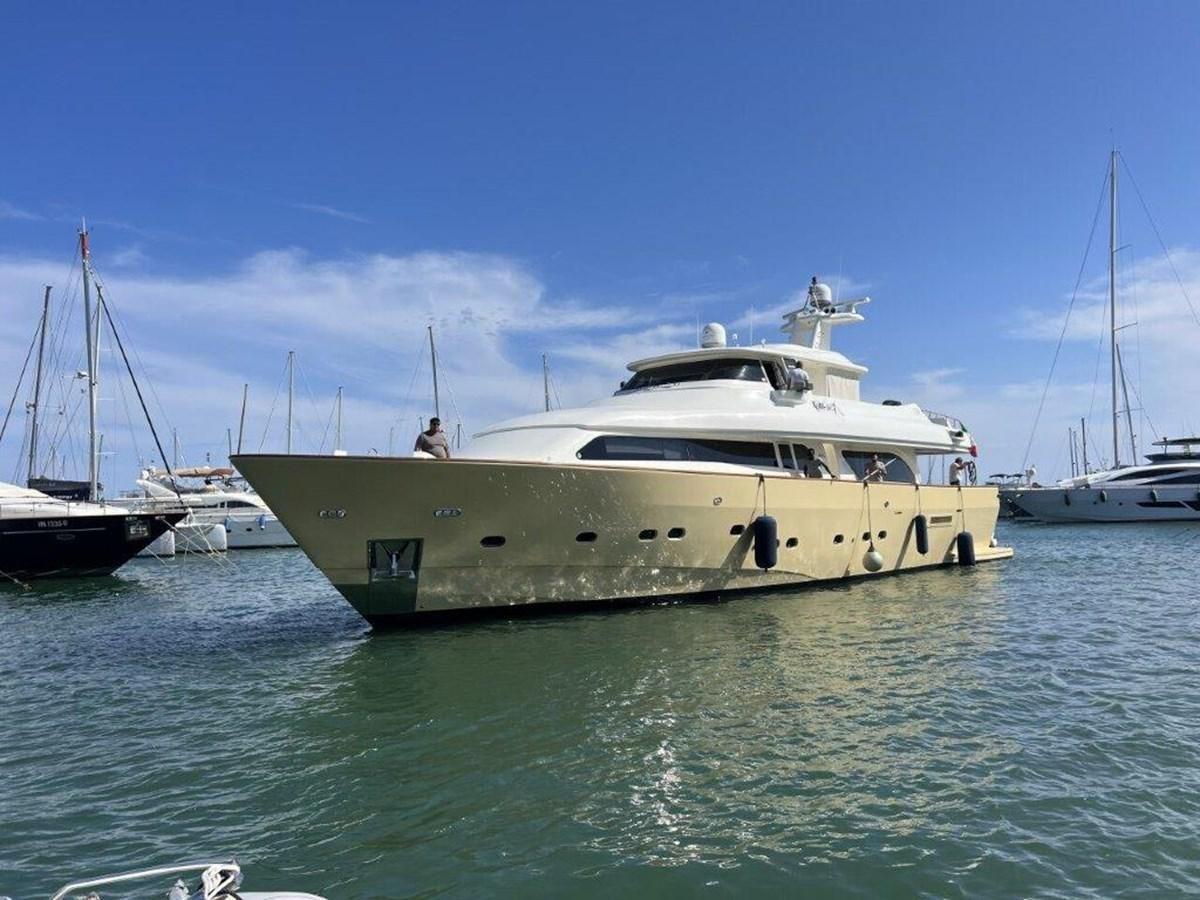 a boat in the water aboard MYEERAH Yacht for Sale
