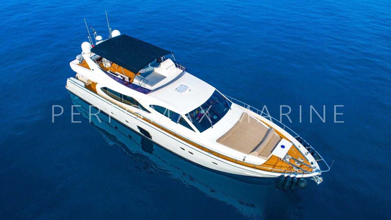 a boat on the water aboard F78 Yacht for Sale