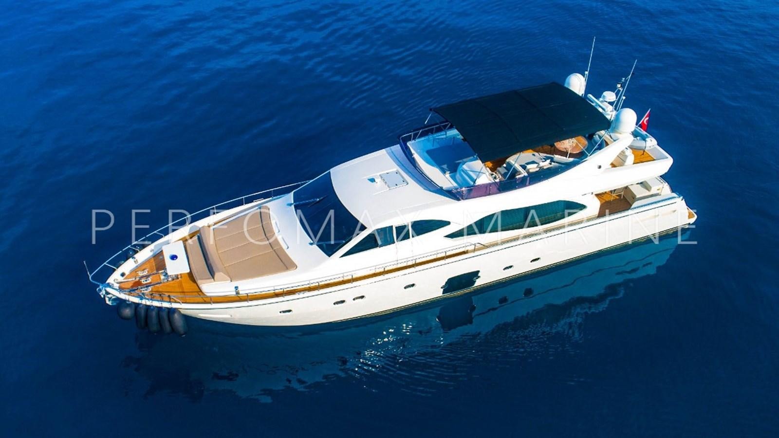 a boat on the water aboard F78 Yacht for Sale