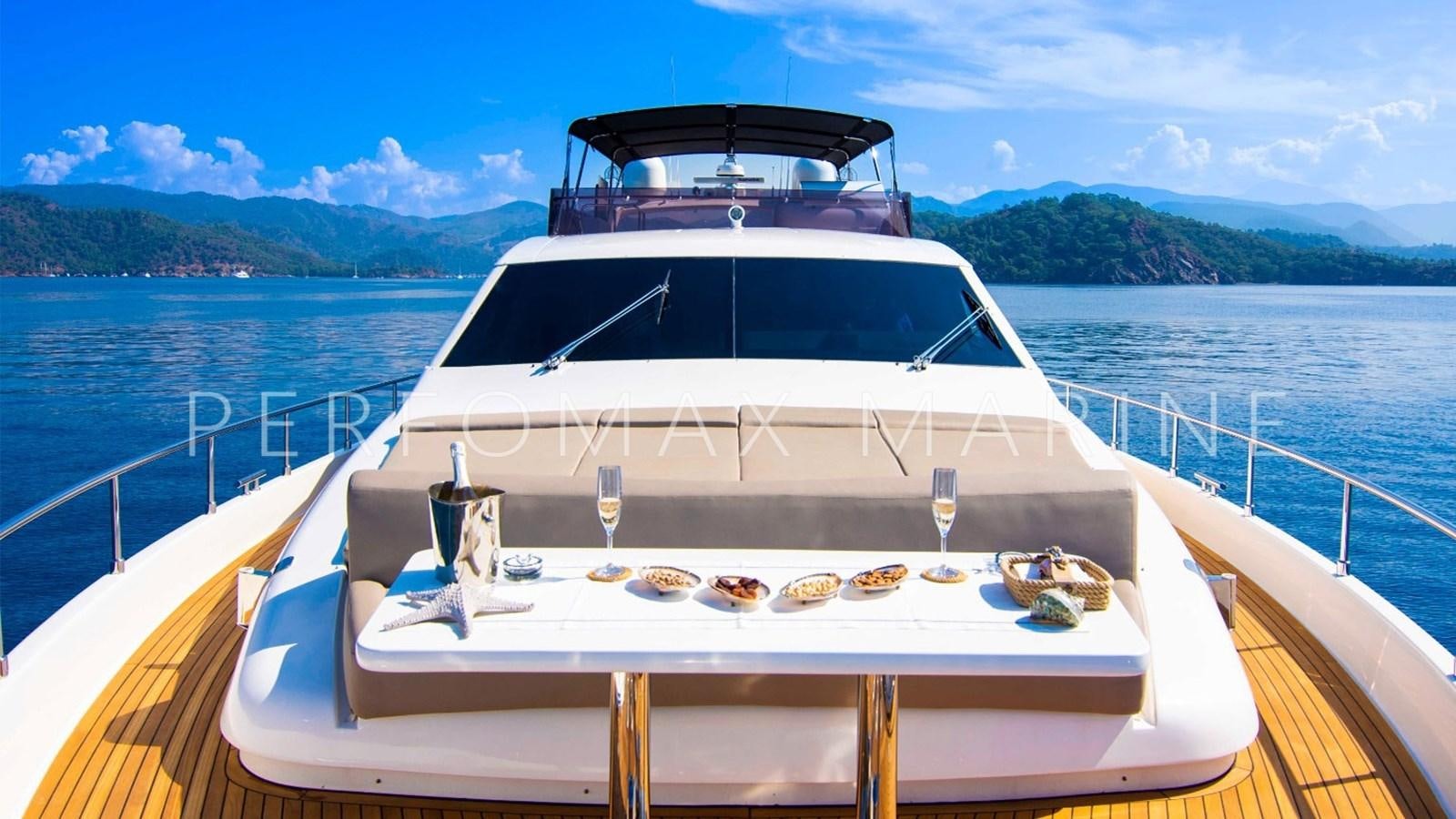 a boat on the water aboard F78 Yacht for Sale