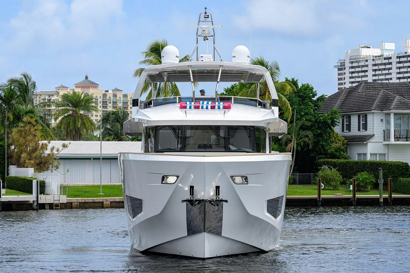 a boat in the water aboard C3 Yacht for Sale
