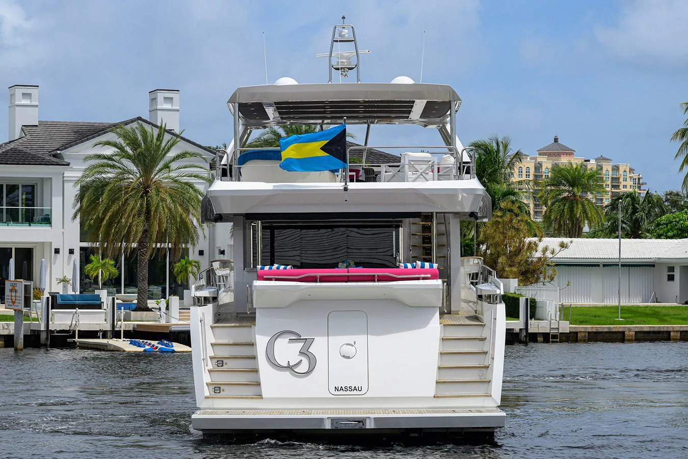 a boat on the water aboard C3 Yacht for Sale