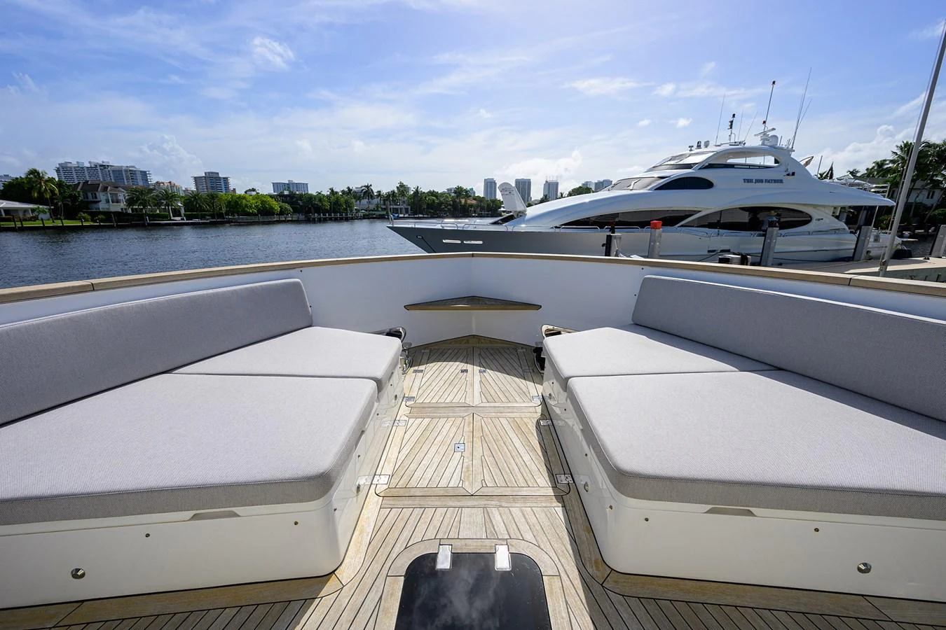 a deck with boats on it aboard C3 Yacht for Sale