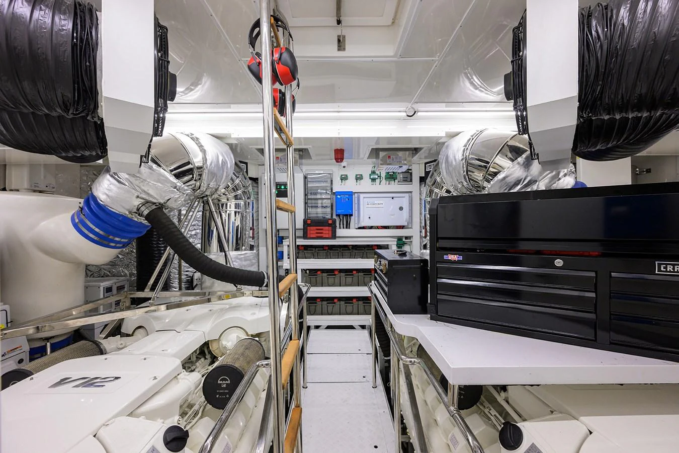 a close-up of a laboratory aboard C3 Yacht for Sale
